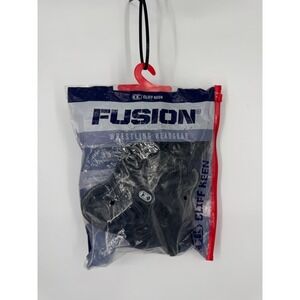 New Cliff Keen Fusion Wrestling Headgear Unisex Black Face Protection